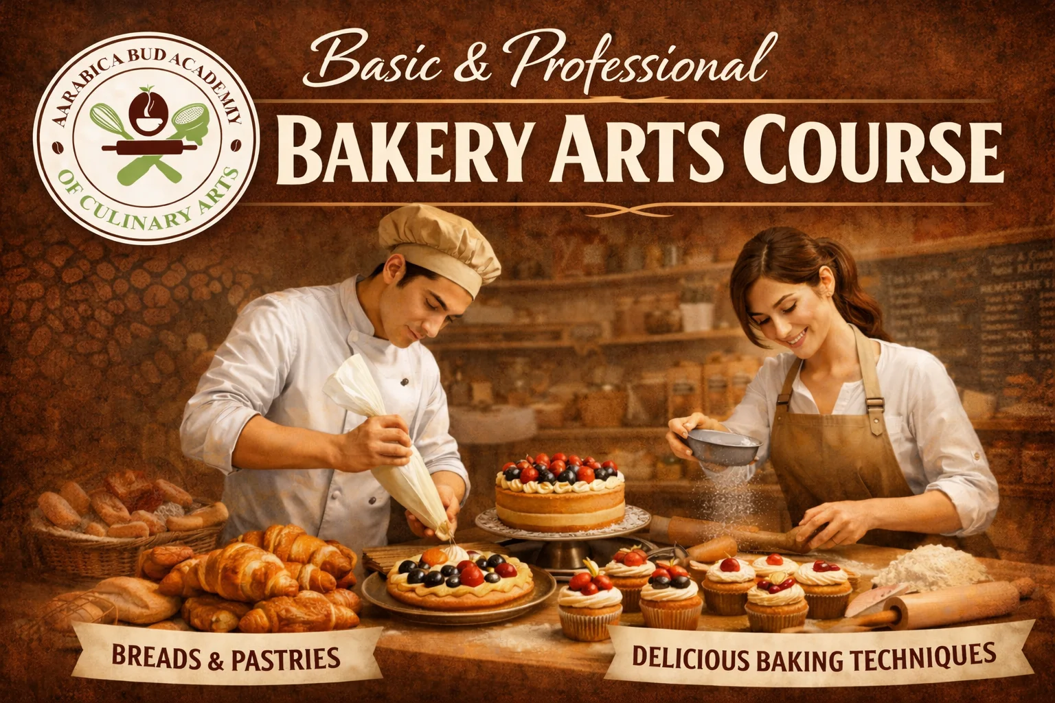 Bakery and pastry arts course at Arabica Bud Coffee training center, Kathmandu Nepal
